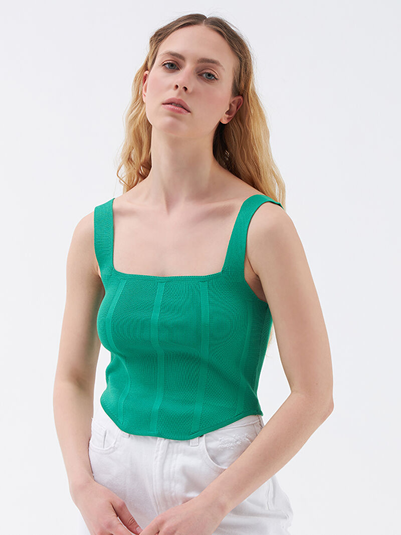 Long Crop Kadın Atlet