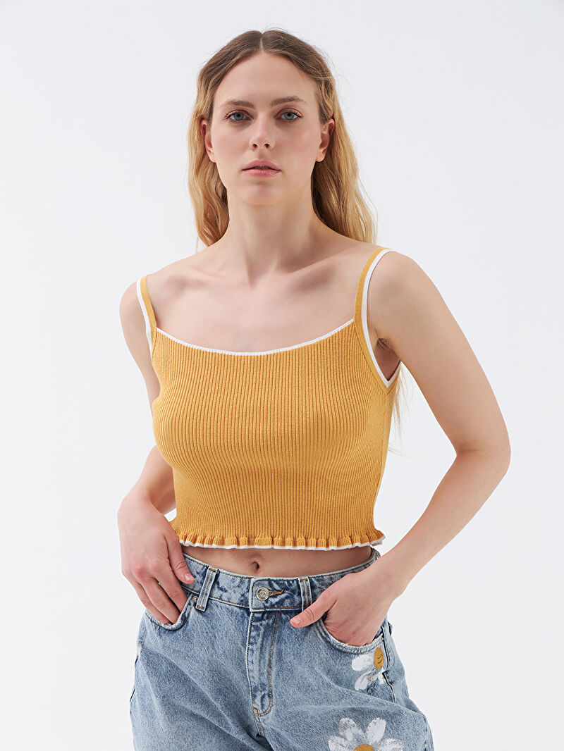 Long Crop Kadın Atlet