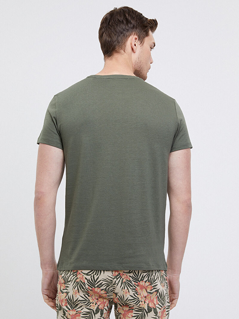 Slim Fit Erkek Tshirt K.kol