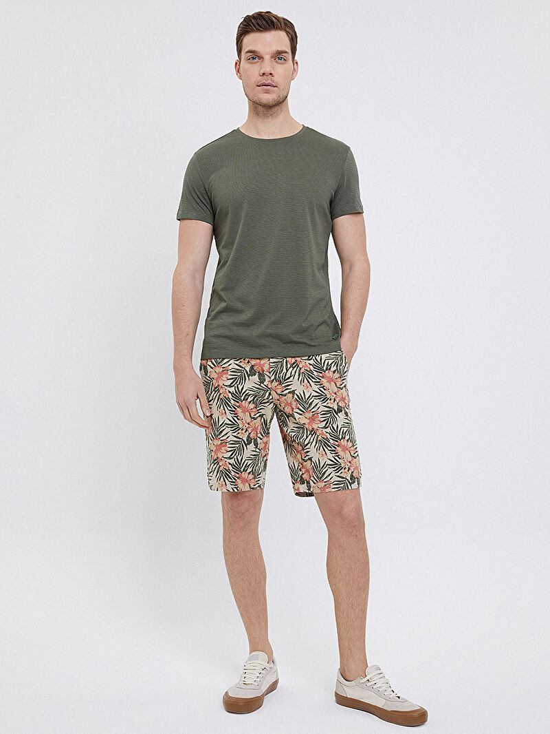 Slim Fit Erkek Tshirt K.kol