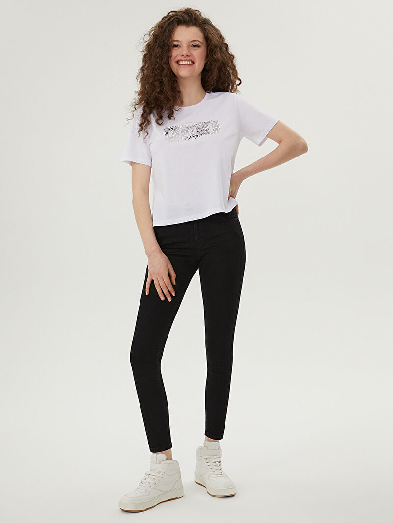 Nicole Skinny Fit Kadın Pantolon