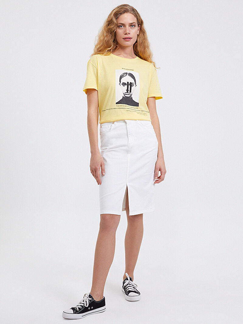 Slim Fit Kadın Etek