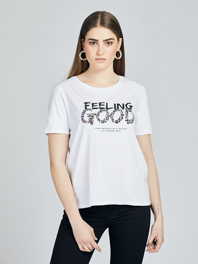 Slim Fit Kadın Tshirt K.kol