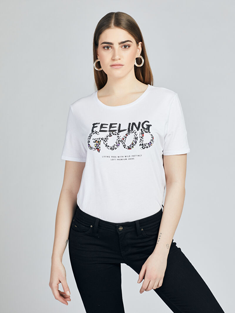 Slim Fit Kadın Tshirt K.kol