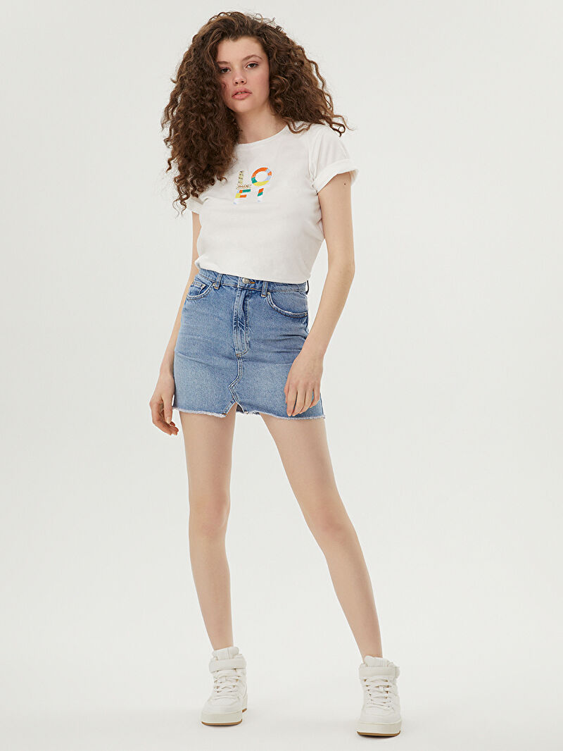 Slim Fit Kadın Etek