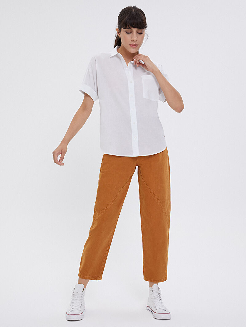 Regular Fit Kadın Gömlek K.kol