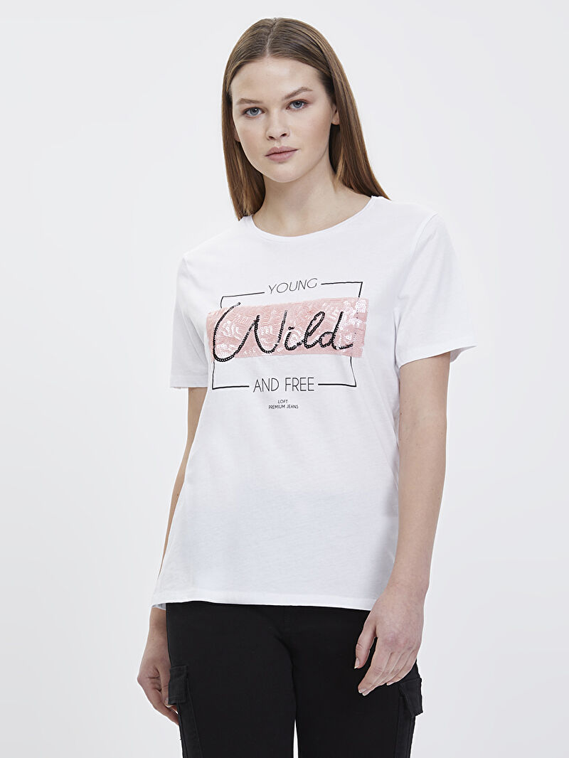 Slim Fit Kadın Tshirt K.kol