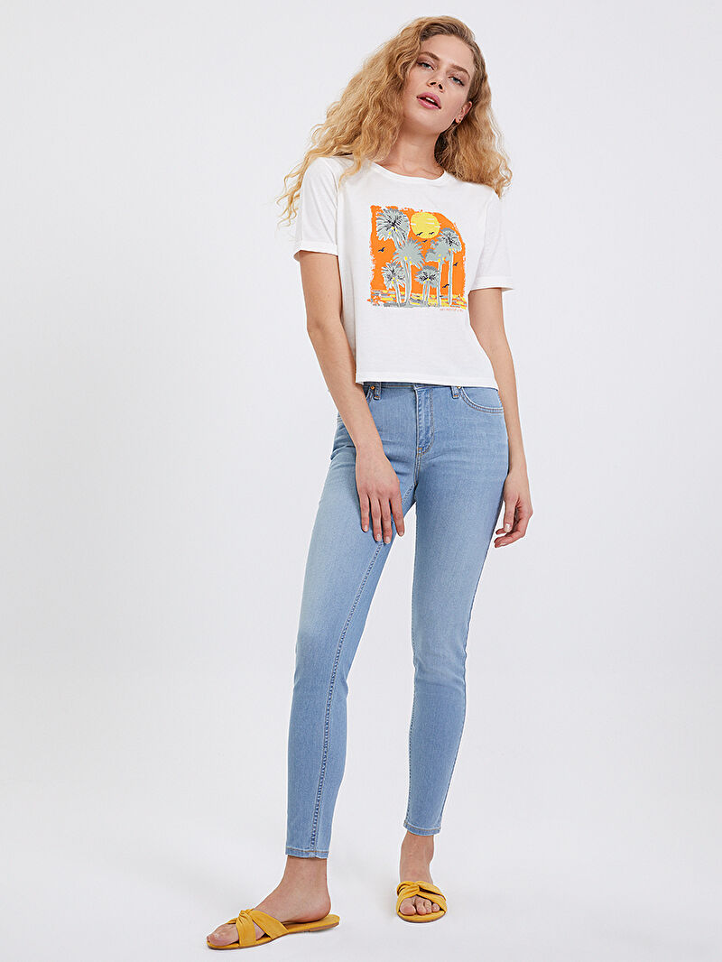 Nicole Skinny Fit Kadın Pantolon