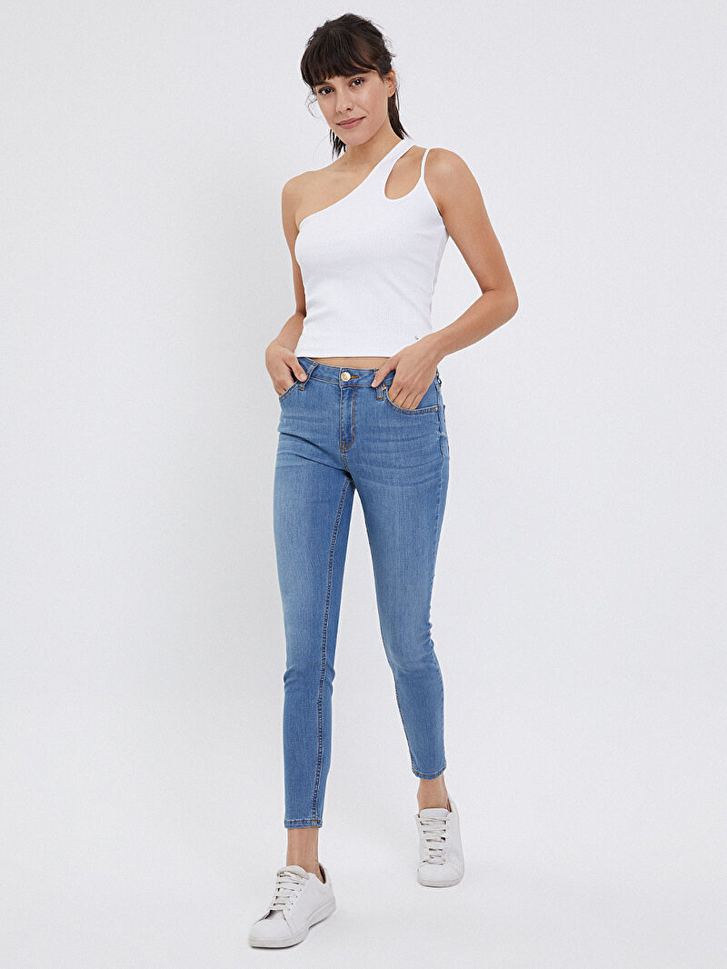 Nicole Skinny Fit Kadın Pantolon