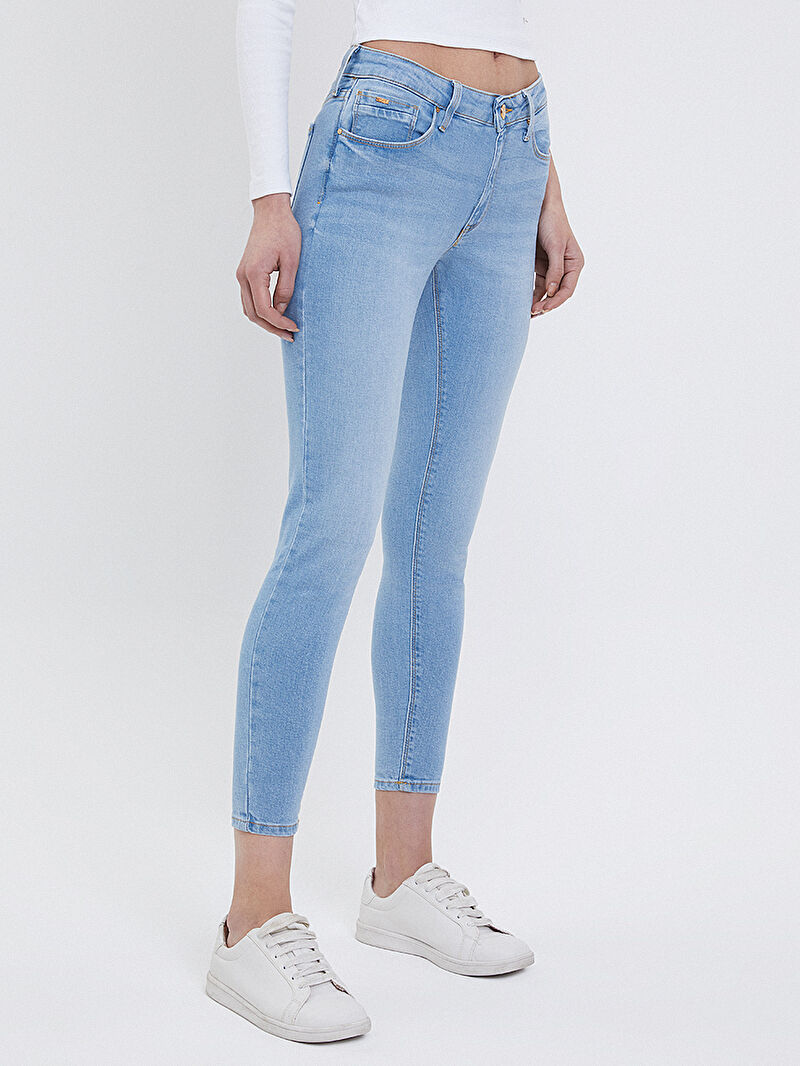 Nicole Skinny Fit Kadın Pantolon