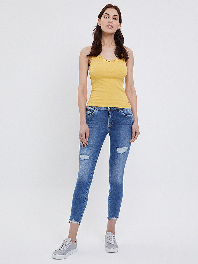 Nicole Skinny Fit Kadın Pantolon