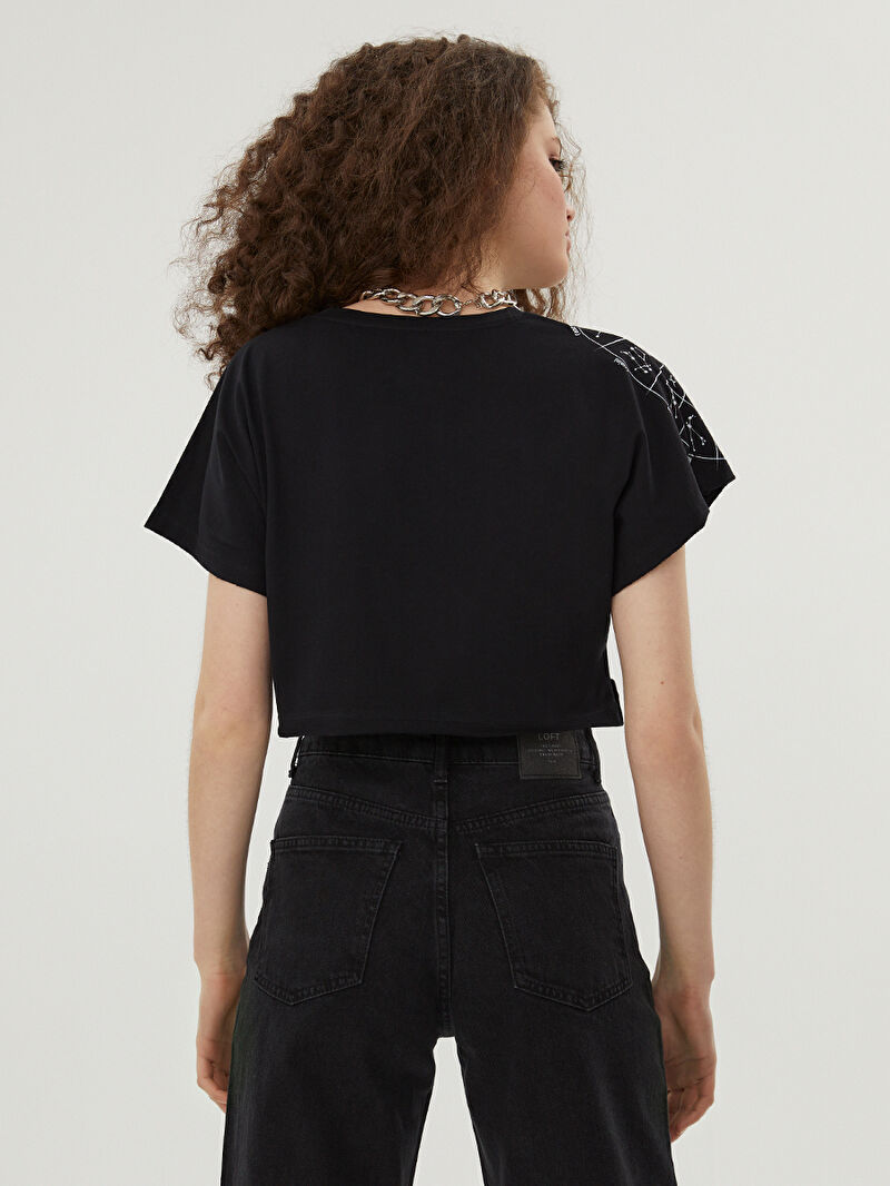 Crop Kadın Tshirt K.kol