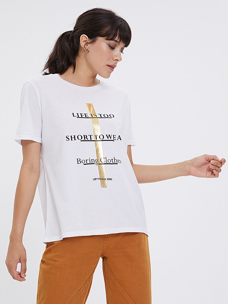 Regular Fit Kadın Tshirt K.kol