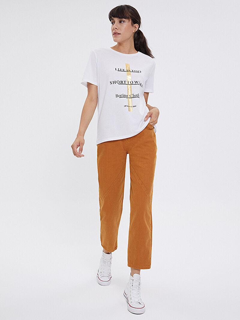 Regular Fit Kadın Tshirt K.kol