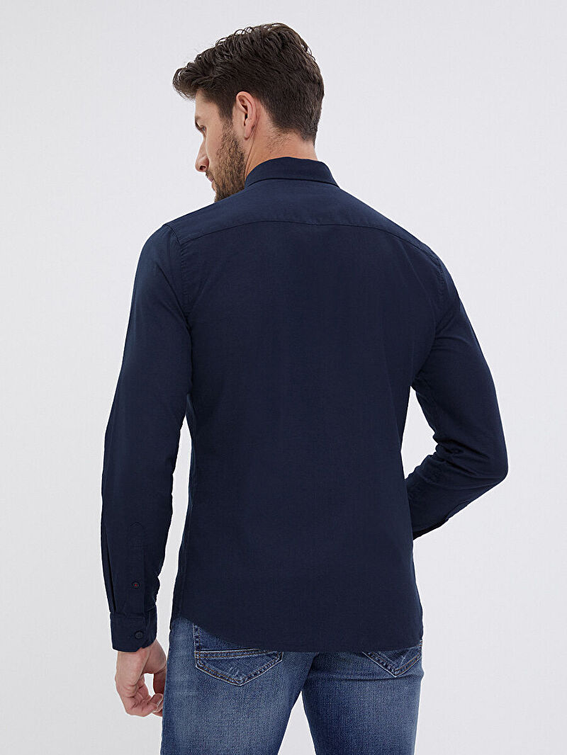 Slim Fit Erkek Gömlek U.kol