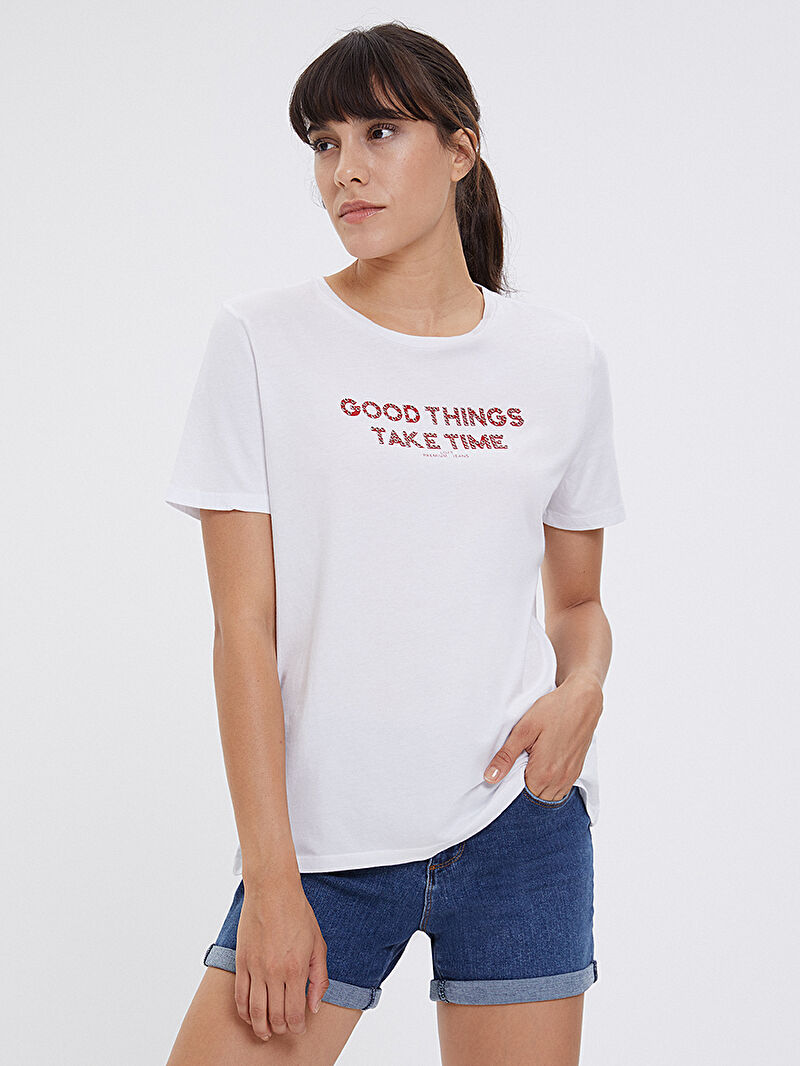 Regular Fit Kadın Tshirt K.kol