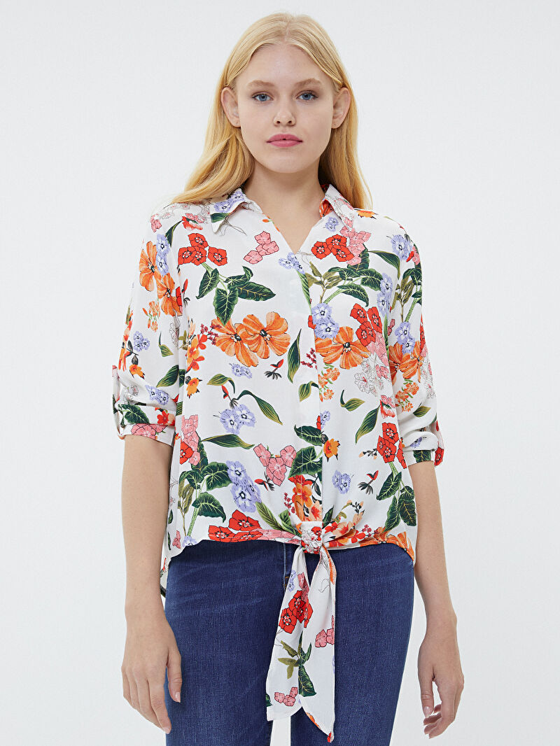 Regular Fit Kadın Gömlek K.kol