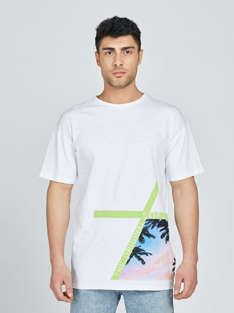 Oversize Fit Erkek Tshirt K.kol