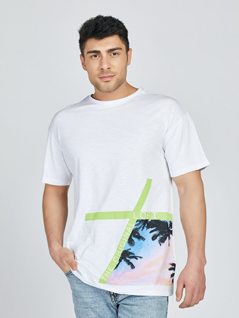 Oversize Fit Erkek Tshirt K.kol
