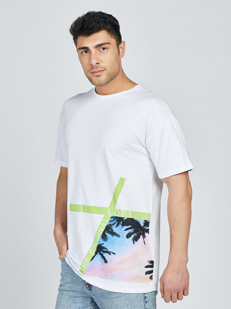 Oversize Fit Erkek Tshirt K.kol