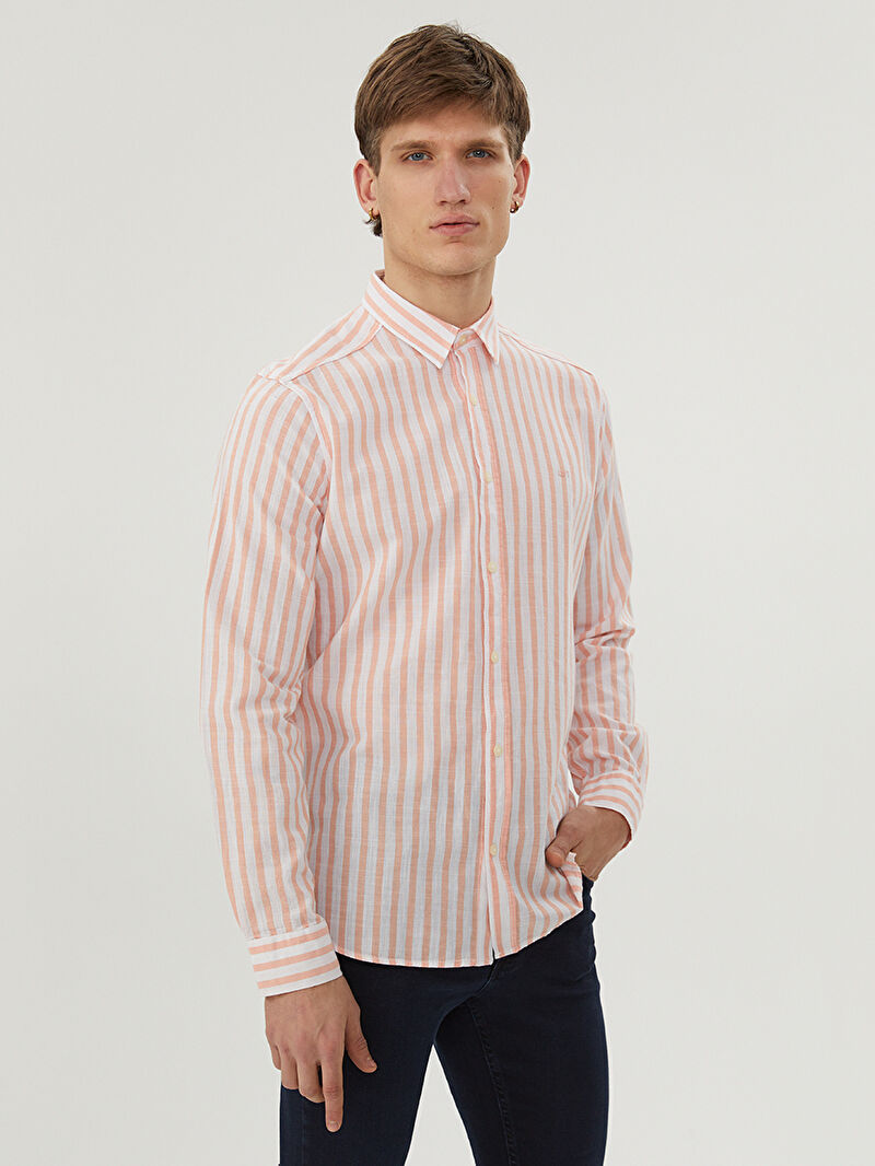 Regular Fit Erkek Gömlek U.kol