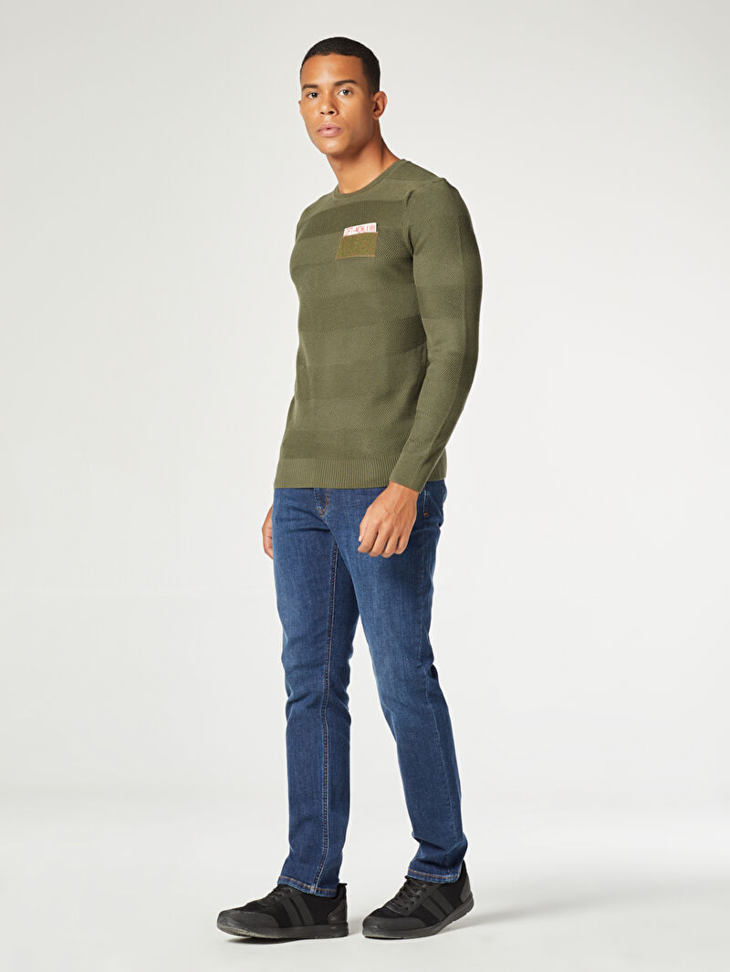 Slim Fit Erkek Kazak