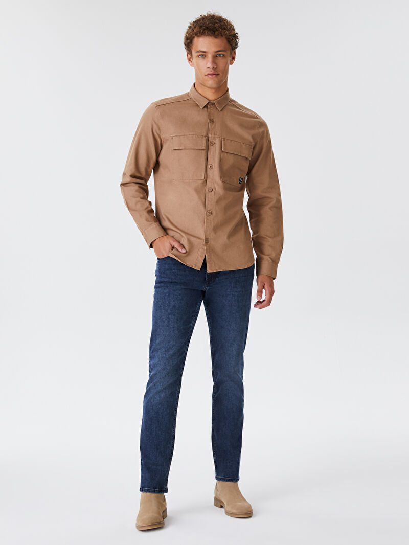 Regular Fit Erkek Gömlek U.kol