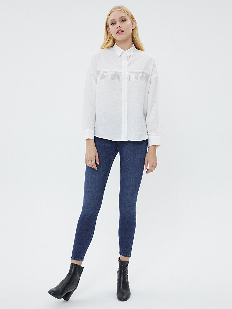 Nicole Skinny Fit Kadın Pantolon