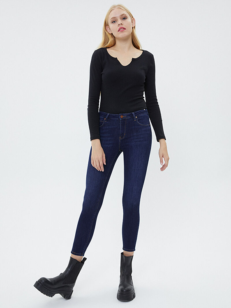 Nicole Skinny Fit Kadın Pantolon