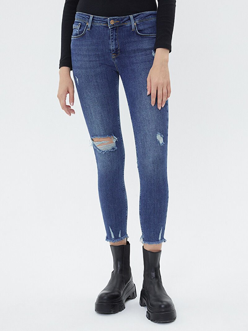 Nicole Skinny Fit Kadın Pantolon