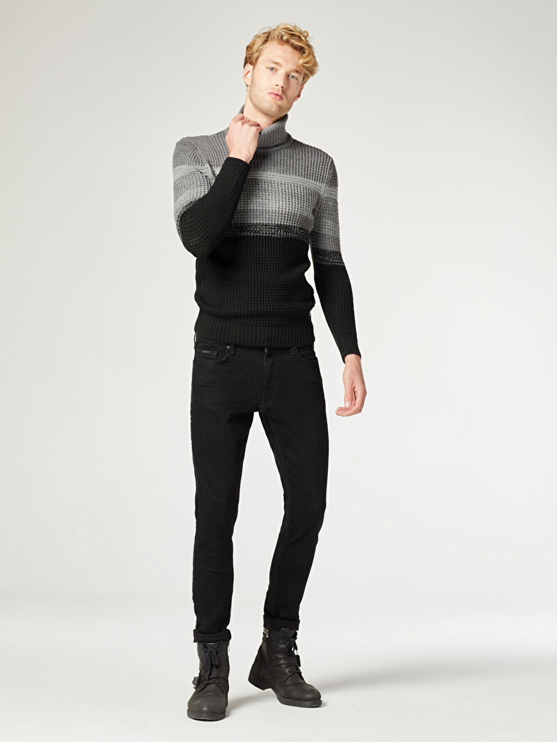 Slim Fit Erkek Kazak