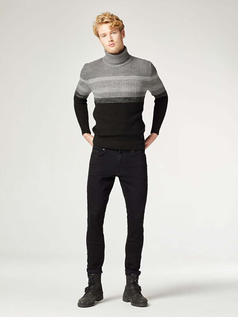 Slim Fit Erkek Kazak