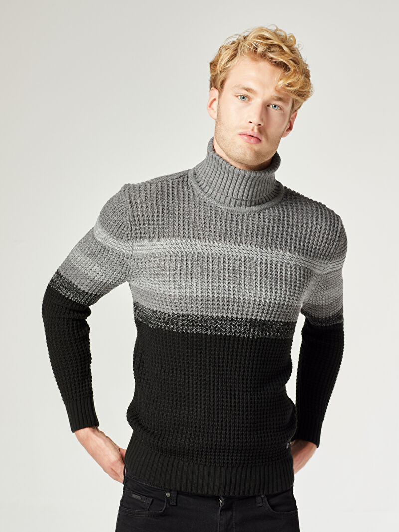 Slim Fit Erkek Kazak