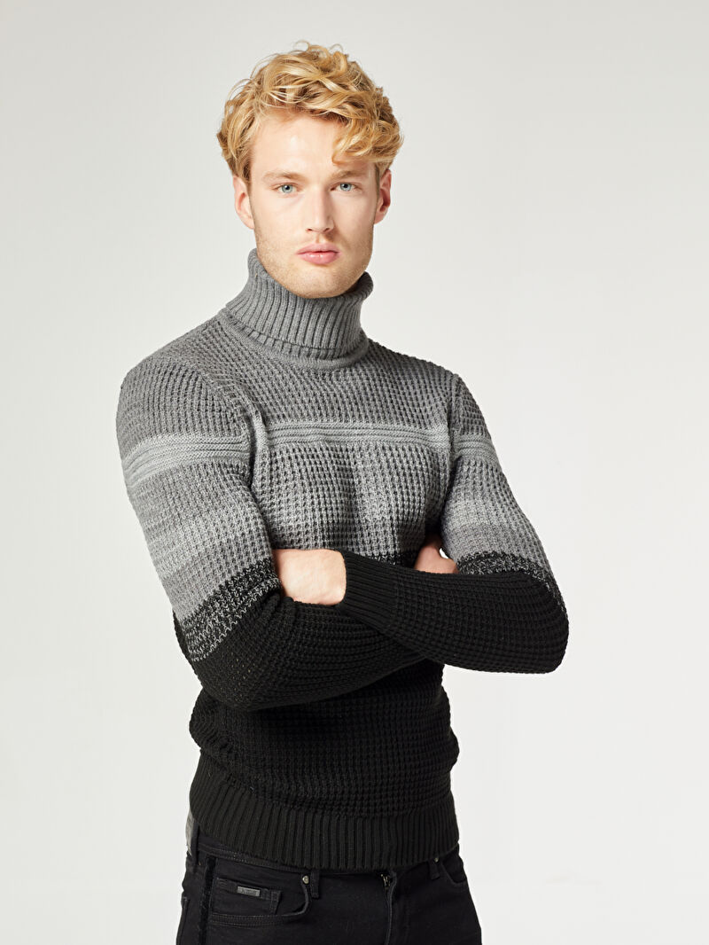 Slim Fit Erkek Kazak