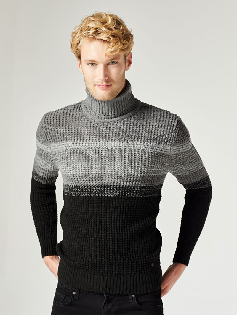 Slim Fit Erkek Kazak