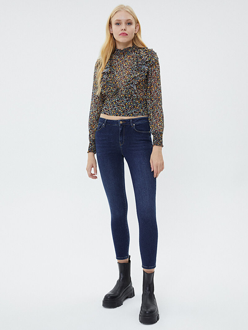 Nicole Skinny Fit Kadın Pantolon