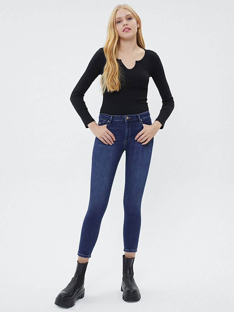 Nicole Skinny Fit Kadın Pantolon