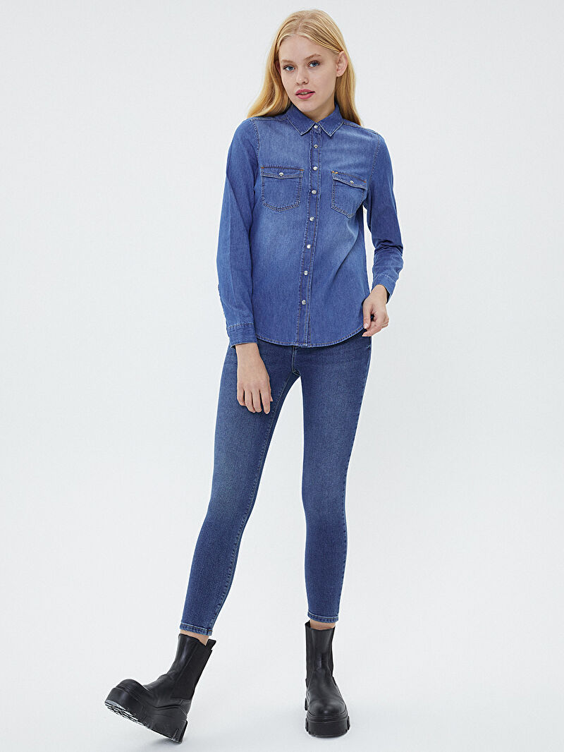 Nicole Skinny Fit Kadın Pantolon