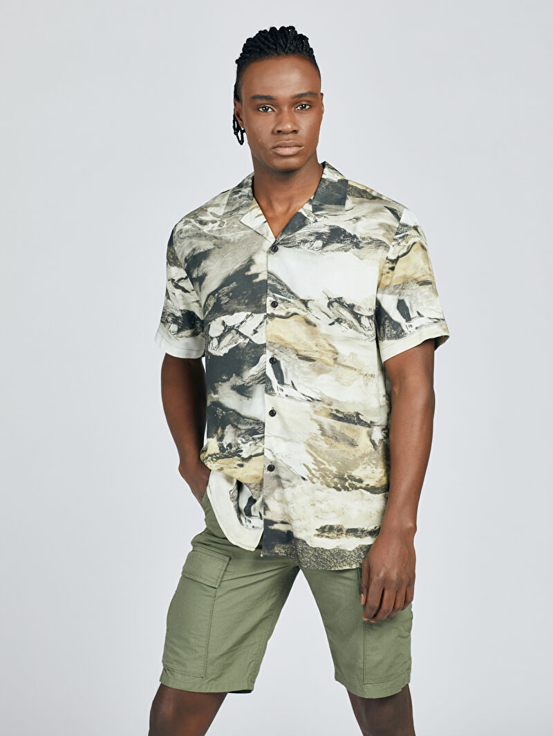 Relax Fit Erkek Gömlek K.kol