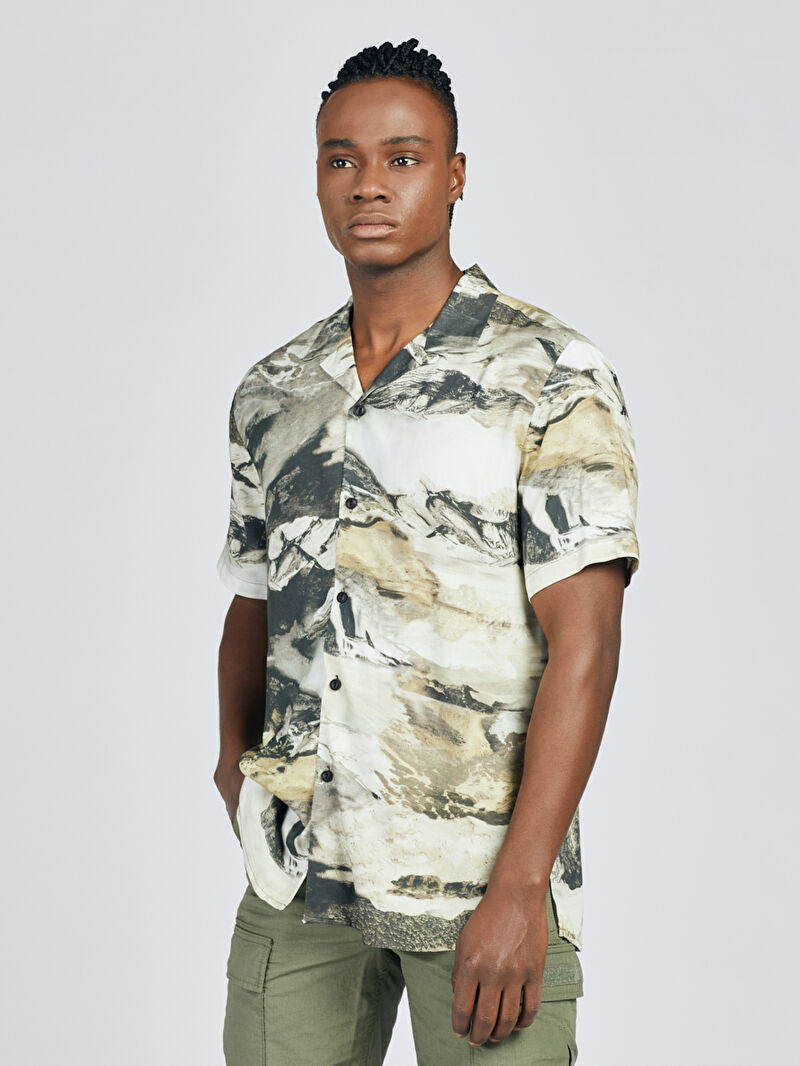 Relax Fit Erkek Gömlek K.kol