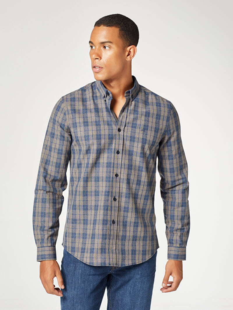 Regular Fit Erkek Gömlek U.kol