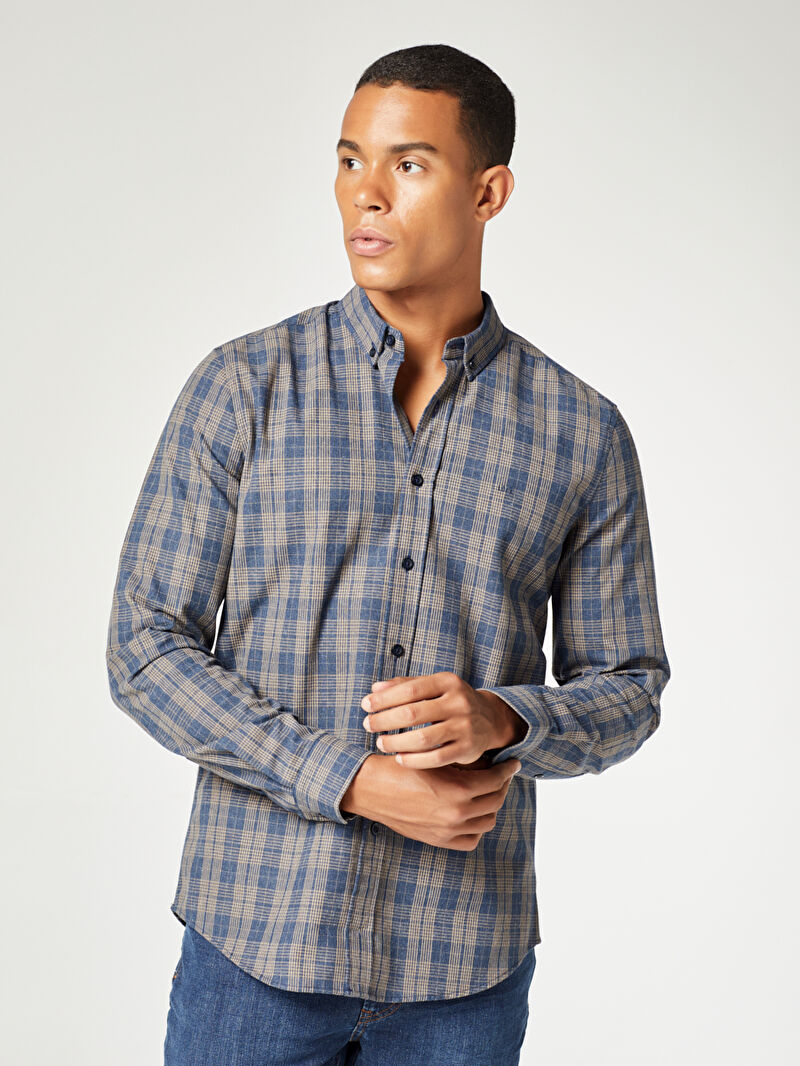 Regular Fit Erkek Gömlek U.kol