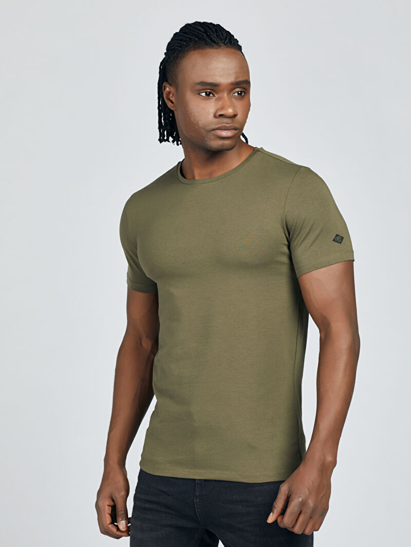Slim Fit Erkek Tshirt K.kol