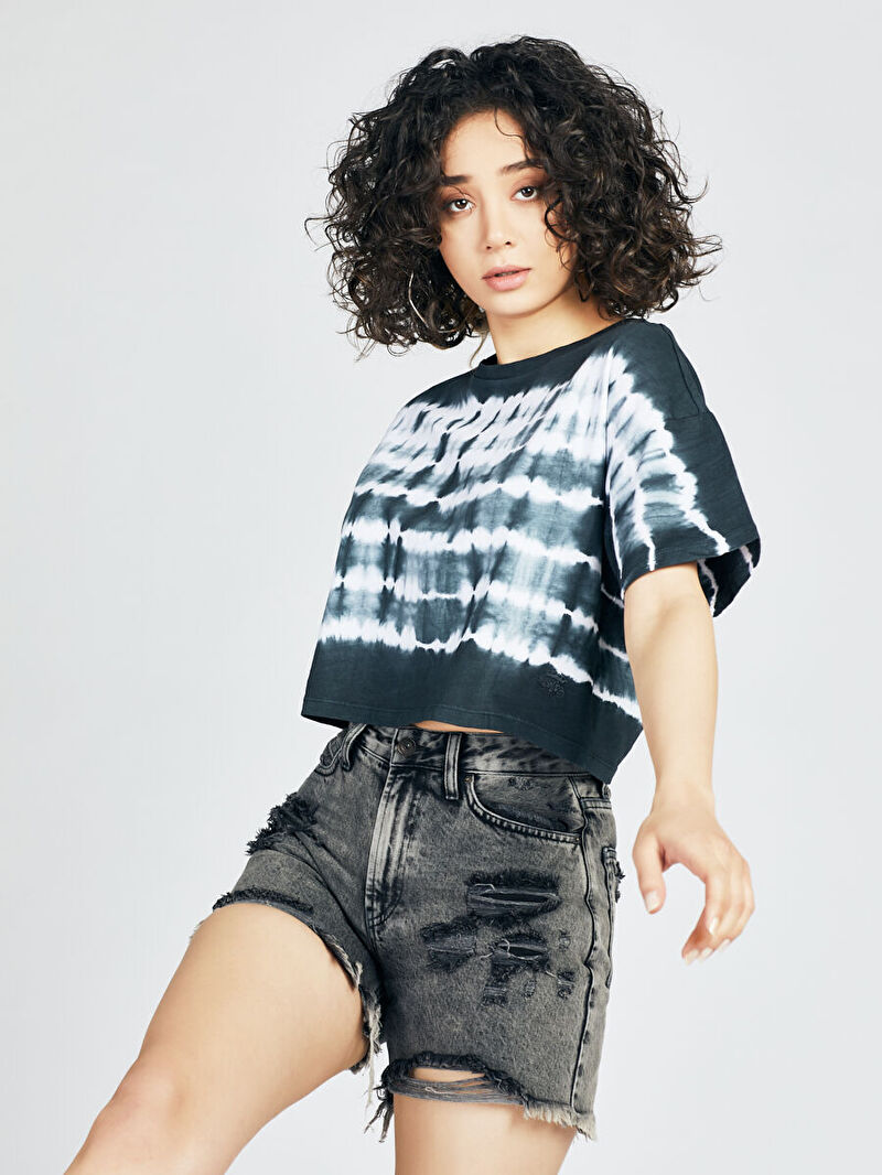 Crop Kadın Tshirt K.kol