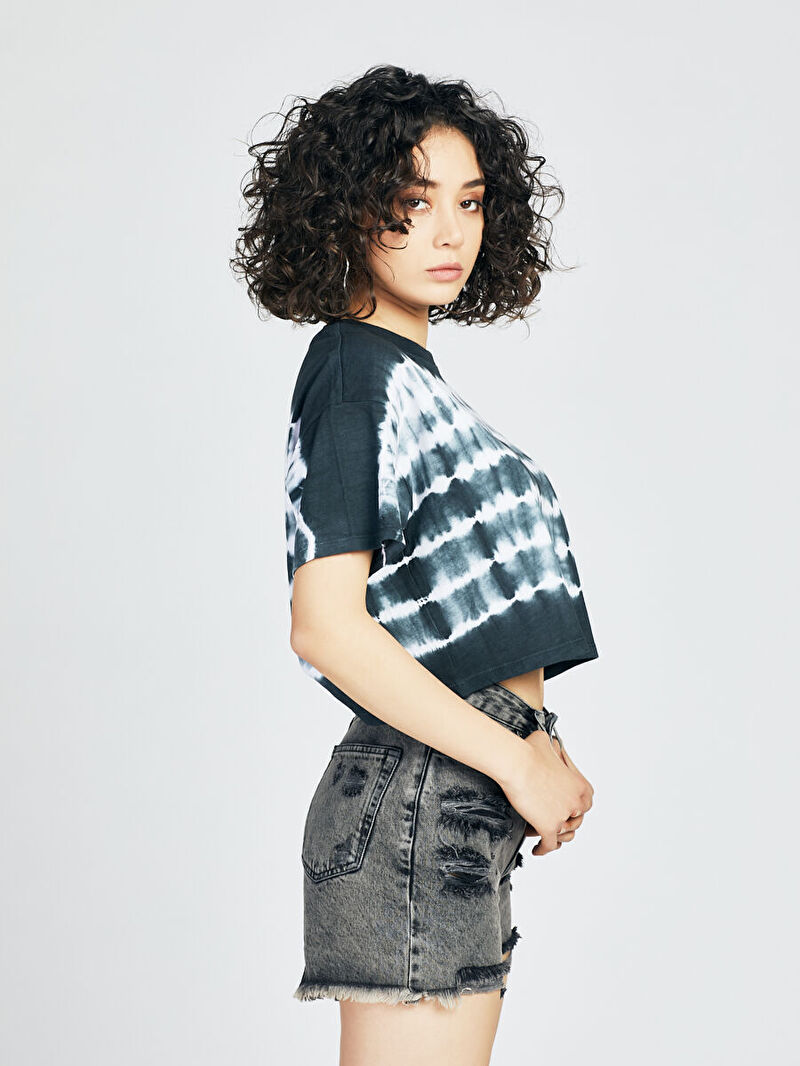 Crop Kadın Tshirt K.kol
