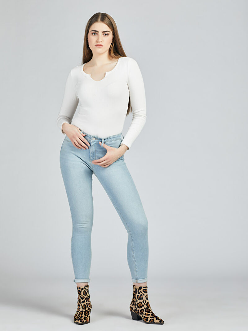 Nicole Skinny Fit Kadın Pantolon