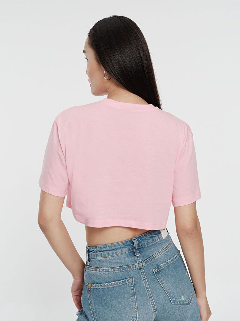 Loose Crop Kadın Tshirt K.kol