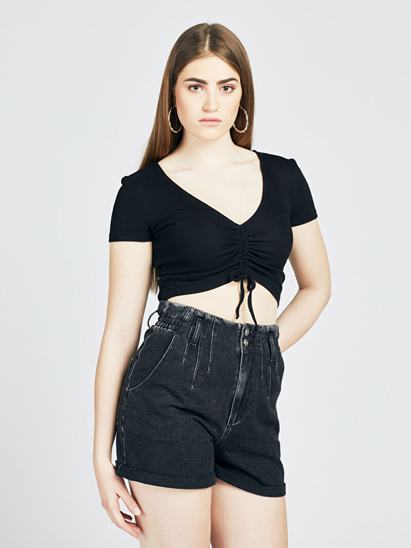 Slim Fit Kadın Tshirt K.kol