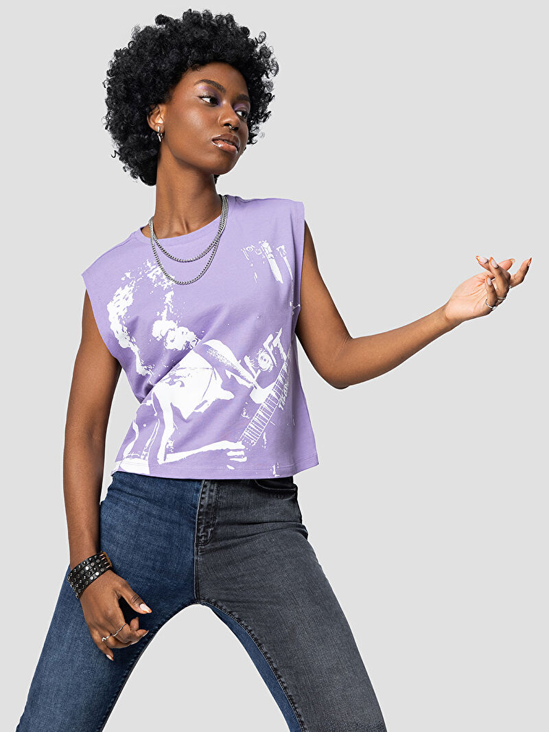 Long Crop Kadın Tshirt K.kol