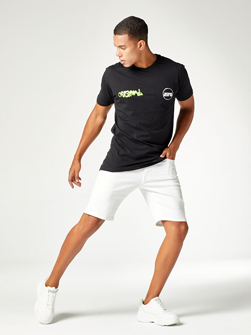 Skinny Fit Erkek Şort